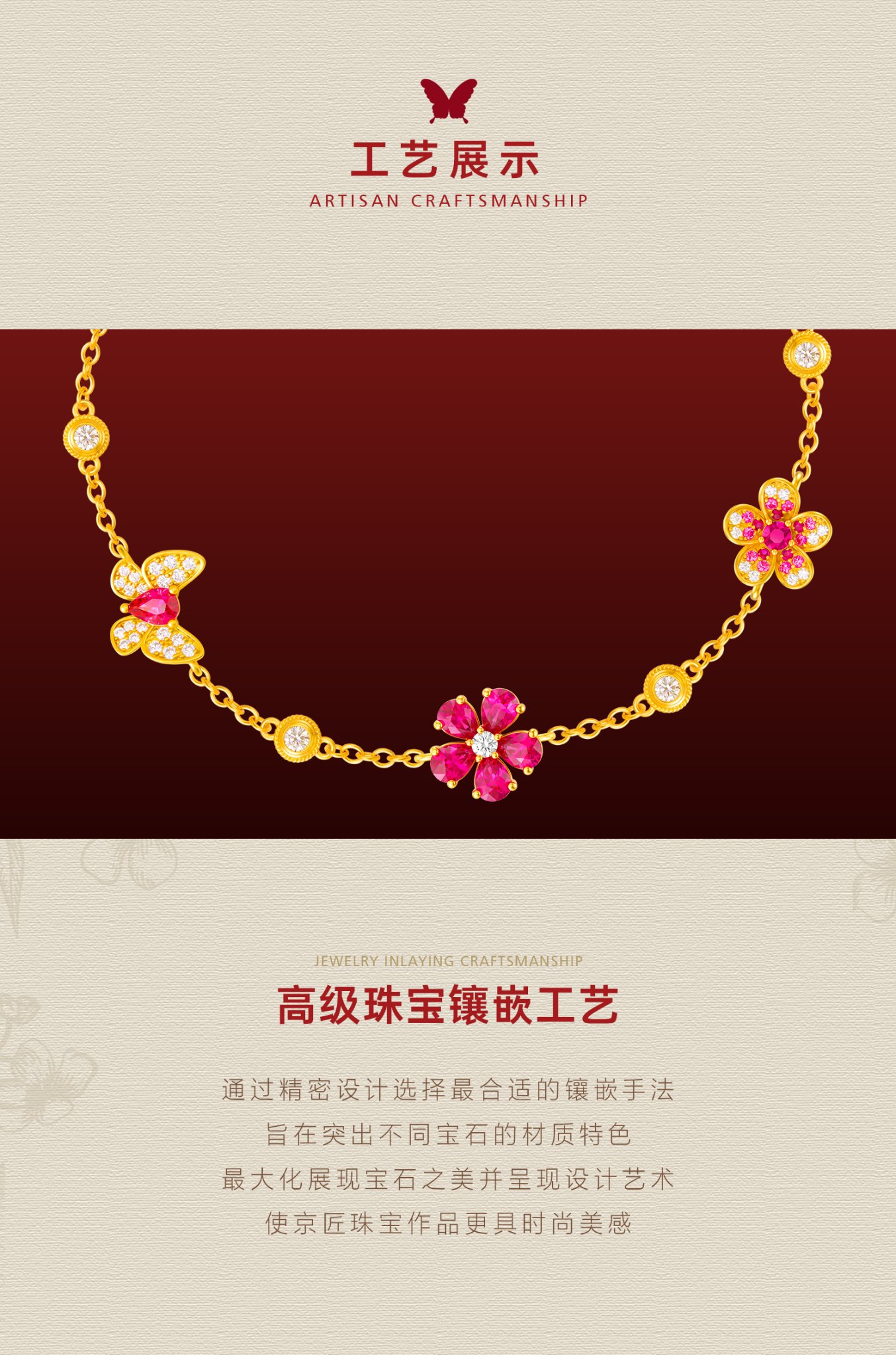 舞花蝴蝶手链（中号） 图文详情 5