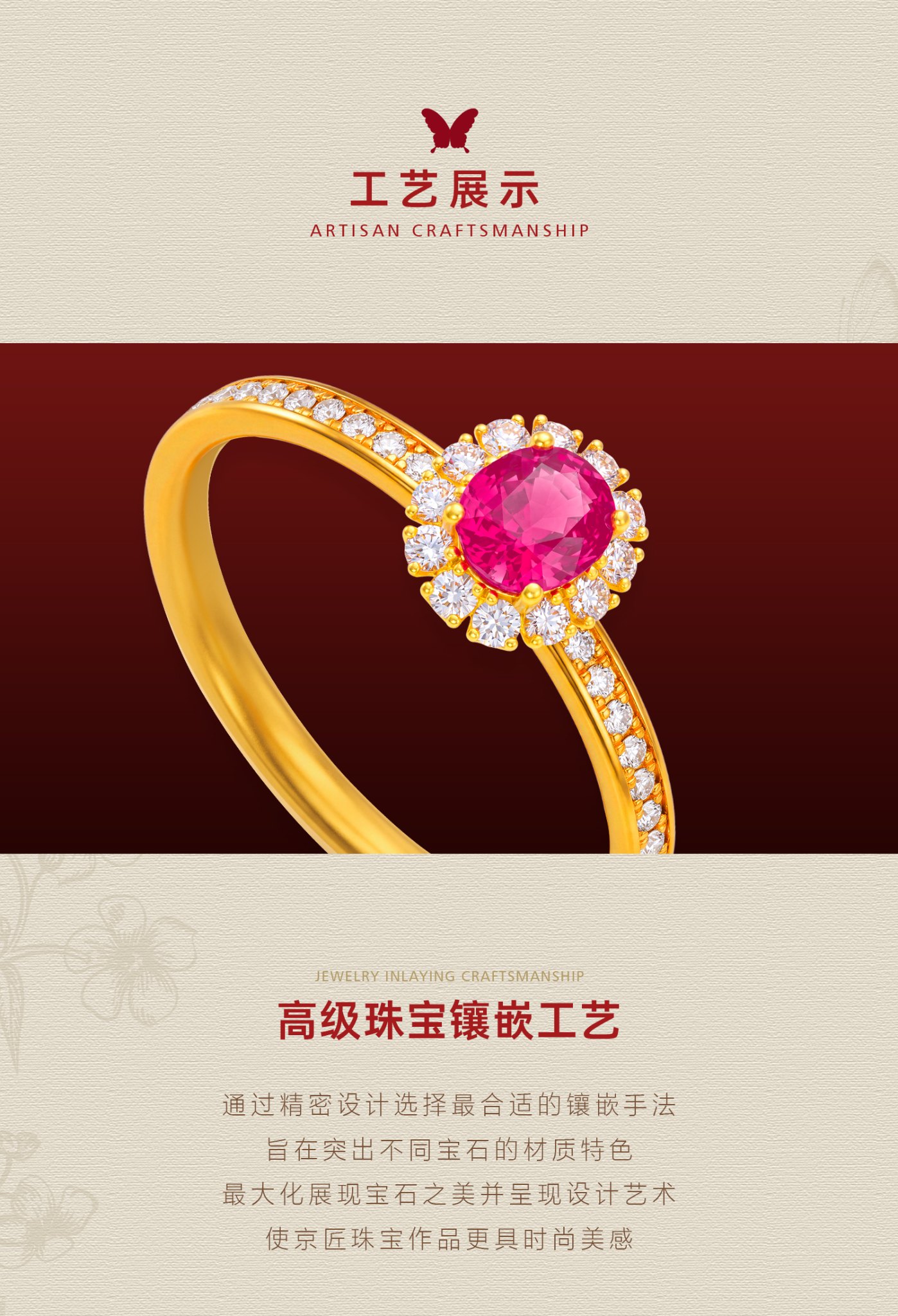 舞花红宝石戒指（中号） 图文详情 5
