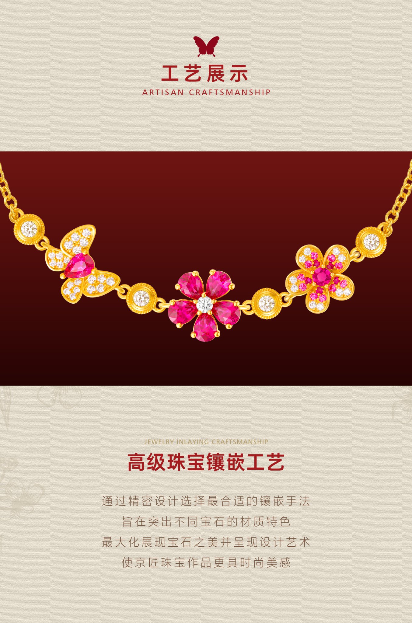舞花蝴蝶手链（小号） 图文详情 5